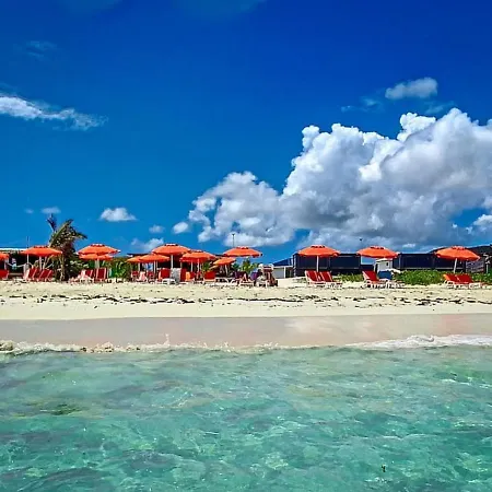Princess Blue, 3Bdr, Beach Front Deluxe, Orient Bay, Pool, Wifi 100 Mps-2