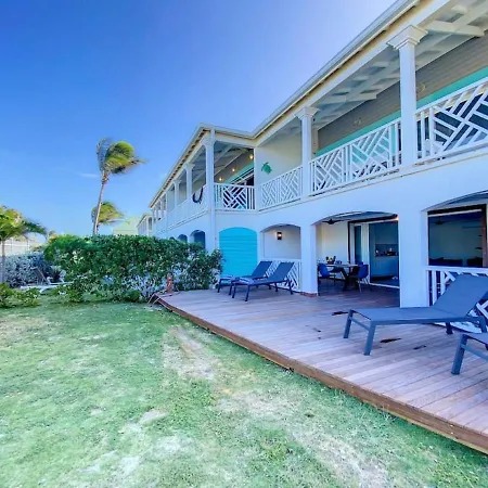 Princess Blue, 3Bdr, Beach Front Deluxe, Orient Bay, Pool, Wifi 100 Mps-3